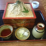 和銅 - 十割と二八の重ね盛り蕎麦