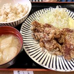 ちばチャン - 唐揚げ定食600円