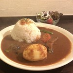 ゆうじ屋 - 野菜カレー 900円(税込)
            ゆで卵 50円(税込)