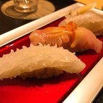 鮨　樋口 - 烏賊 赤貝