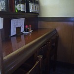 鶴亀 - カウンター席(2018年6月22日撮影)