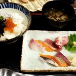 四十八漁場 - よんぱち海鮮丼定食：900円