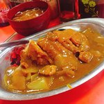 藤や - 2018年6月。カツカレー600円。