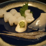 kazefukeba - アオリイカの刺身