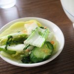 やっこ食堂 - 漬物美味