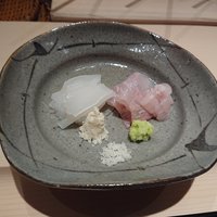 鮨 海界 - お造り、ヒラメと剣先烏賊