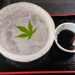 味処 大森 - 葛きり