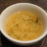 Teppan Dining L’Ajitto - セットの味噌汁