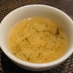 Teppan Dining L’ajitto - セットの味噌汁