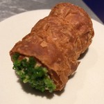 野嵯和 - 鮟鱇の肝と里芋を詰めたコルネ