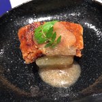 野嵯和 - 冬瓜に鰻乗せ