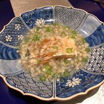 野嵯和 - 太刀魚の蕎麦米の餡