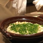 野嵯和 - 渡り蟹の炊き込みご飯