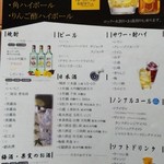 すし捨 - ドリンクにも金額ない(笑)