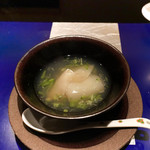 野嵯和 - 鮑　白づいきと蒸しナス