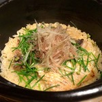 御料理 光安 - ぐじの炊き込みご飯(あさつき・茗荷・実山椒)