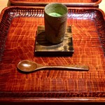 御料理 光安 - 抹茶寒天