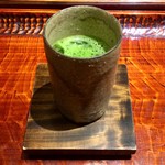 御料理 光安 - 抹茶寒天