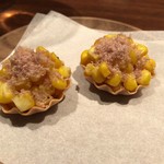 Crony - とうもろこしのタルトレット