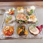 創作イタリアン Gemelli - 前菜9点盛り