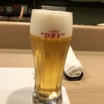 うを徳 - 生ビール