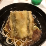 うを徳 - アナゴの天ぷらを温麺