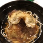 うを徳 - アナゴの天ぷらを温麺
