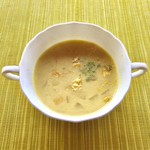 福柳庵 - とうもろこしとベーコンのクリームスープ カレー風味