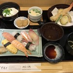 割烹 松活 - 昼寿司定食＝１０８０円
            ※平日限定です