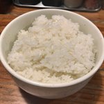 麺屋ごはん屋 これでもかっ！！ - ●Cセット（白ごはん+からあげ5ヶ）+380円税込
白ごはんは中盛を選択。