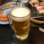 定食酒場食堂 - マスターの生は貴重です