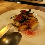 ヴェロニカ ペルシカ - サバとトマトとジャガイモの焼いたの