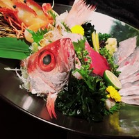のどぐろ専門 銀座 中俣 - のどぐろ.本マグロ.ボタン海老盛り合わせ