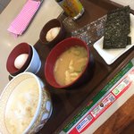 すき家 - 玉子かけごはん定食（＾∇＾）