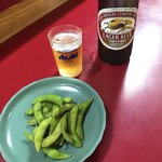 両国酒店 - 瓶ビールと枝豆