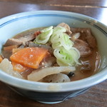 きのこの里 鈴加園 - 猪のもつ煮(432円)