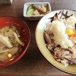 きのこの里 鈴加園 - ご飯セット