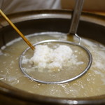 銀座 しのはら - 桑名の蛤と淡路の鱧のしゃぶしゃぶ