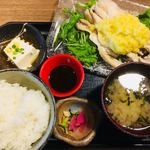 Torimitsukuni - 蒸し鶏の香味ソースがけ膳