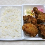 Tori Karaage Semmon Inoue Shouten - ニンニク醤油漬け 鶏から揚げ弁当