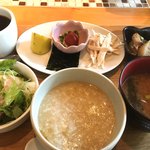 和カフェ かぐら - コーヒー¥410(税込)＋朝粥モーニングBセット¥108(税込)=¥518(税込)