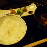 名古屋 浅田 - 食事　江戸三度ご飯　赤出汁