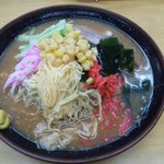 中華料理　大徳 - コクのあるみそ味にお酢がサッパリ。冷やし中華みそ味。