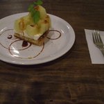 メロンとフレッシュチーズのパイ