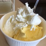 豊上モンテリア Sweets & Gelat - 搾りたて牛乳/マンゴー/ココナッツミルク