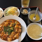 香港料理 萬来 - 麻婆豆腐セット