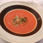 リストランテ ハナタニ - ・ガスパチョ(トマトの冷製スープ)