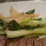 付け合わせの野菜