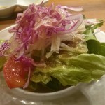 知喜多亭 和 - 野菜サラダ　てんこ盛りです