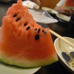 多助割烹 - デザートのスイカ